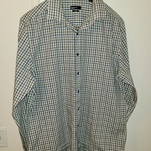 Bar III dress shirt slim fit stretch